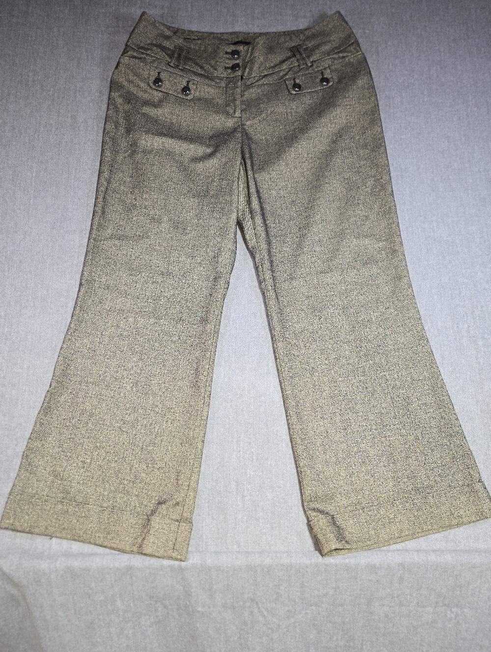 Lane Bryant Women's Size 16 Wide Leg Career Cuffed Dress Pants Business Casual